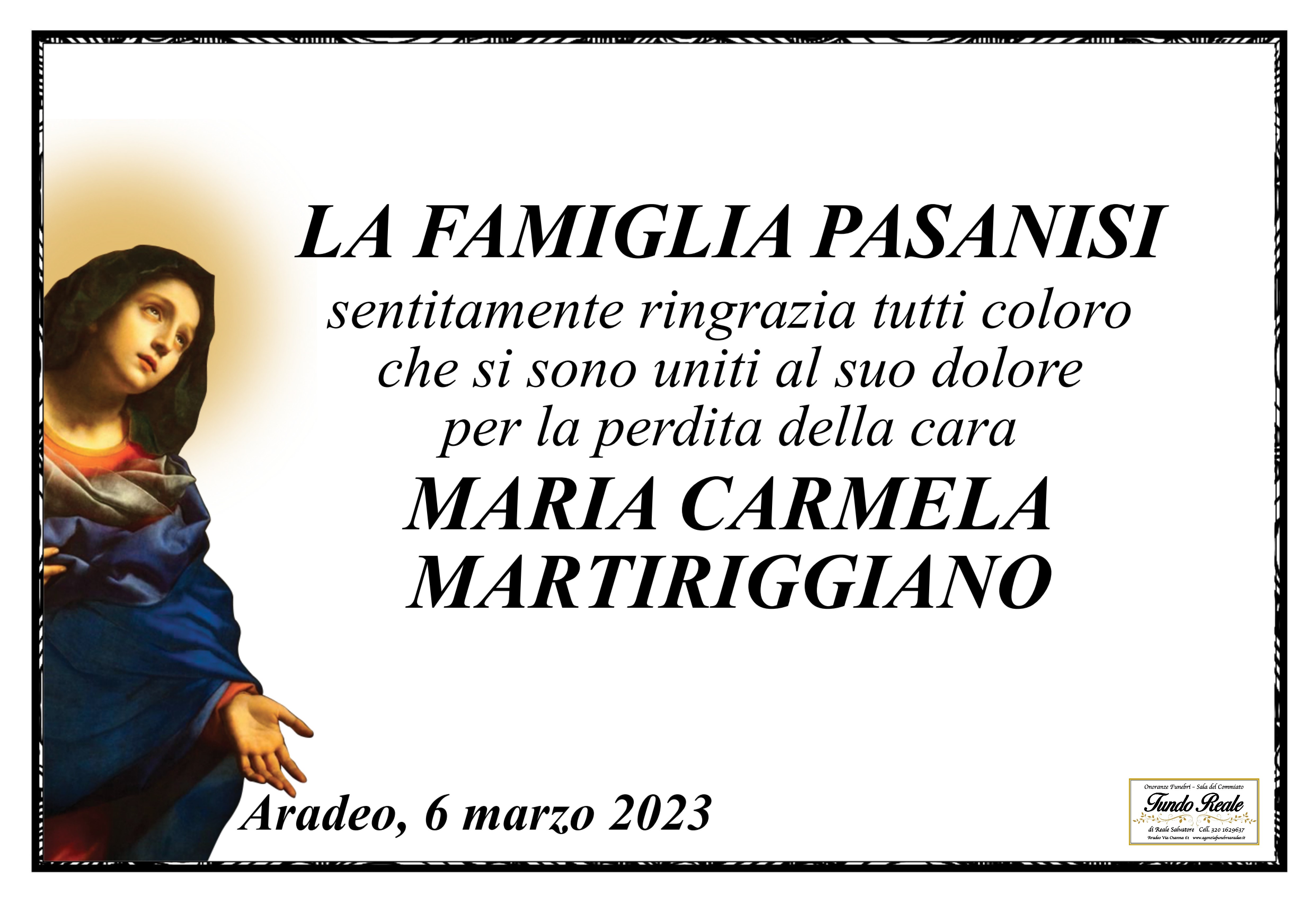 Famiglia Martiriggiano Maria Carmela